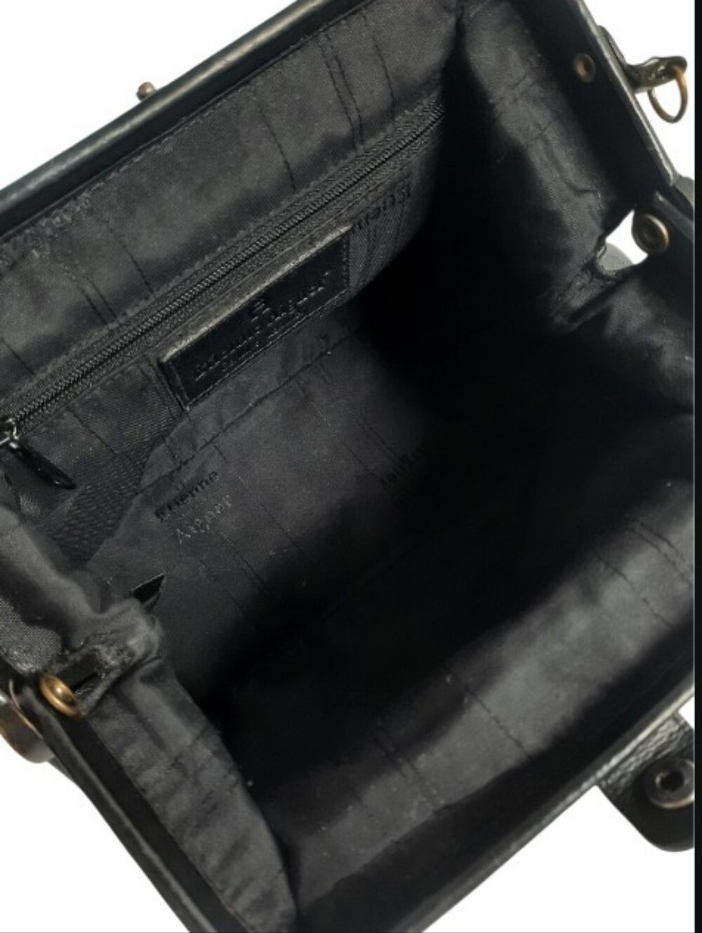 90's ETIENNE AIGNER Doctors Bag Frame Vintage Gladstone Top Handle Satchel - Picture 14 of 16